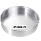 Forma p/bolo fundo fixo