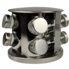  Porta condimentos inox giratrio