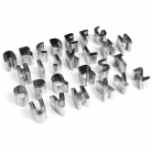 Jogo c/26 cortadores inox