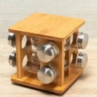 Porta condimento giratrio bambu