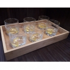 Jogo de copos para whisky 6p.