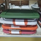 Assadeira retangular c/tampa 1L.