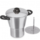 Cuscuzeiro de alumnio 16cm