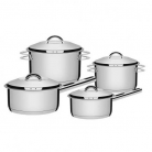 Jogo de panelas 4p. solar inox