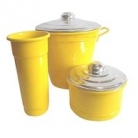 Kit p/pia 3p. amarelo